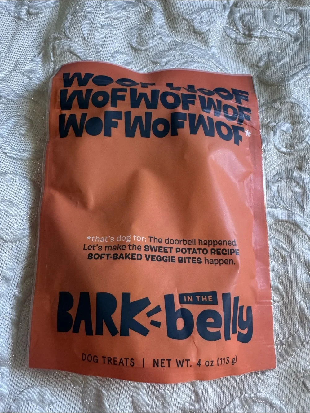 SEALED - BARK  Sweet Potato  Dog Treats - NO GRAINS - 4 oz - Exp.06/27